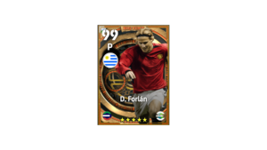 Forlan card Manchester nella versione full epic del gioco efootball