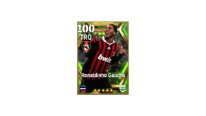 Ronaldinho card Milan nella versione full epic del gioco efootball