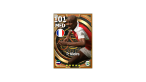 Viera card Arsenal nella versione full epic del gioco efootball